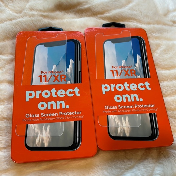 2 pack-iPhone 11/XR Screen Protectors - Picture 3 of 3